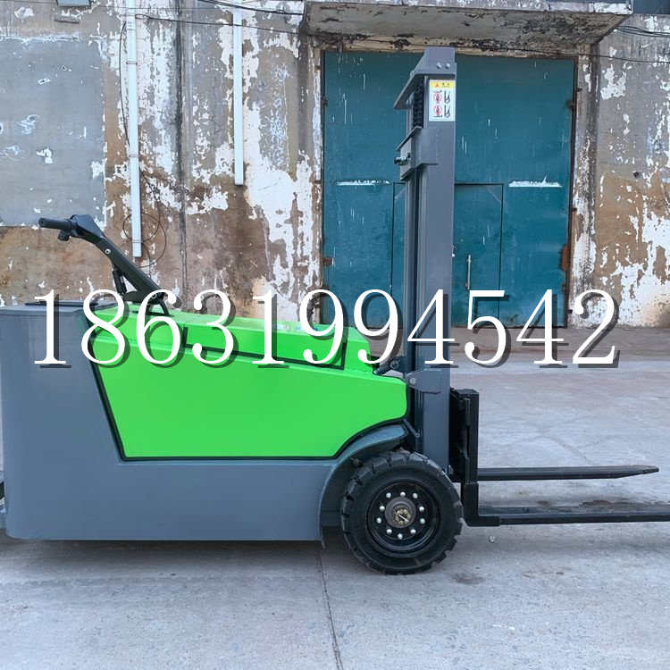 通化市小型电动叉车1吨2吨步行站驾式电瓶堆高充电装卸车液压升降车铲车
